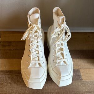 Converse White High-Top Sneakers